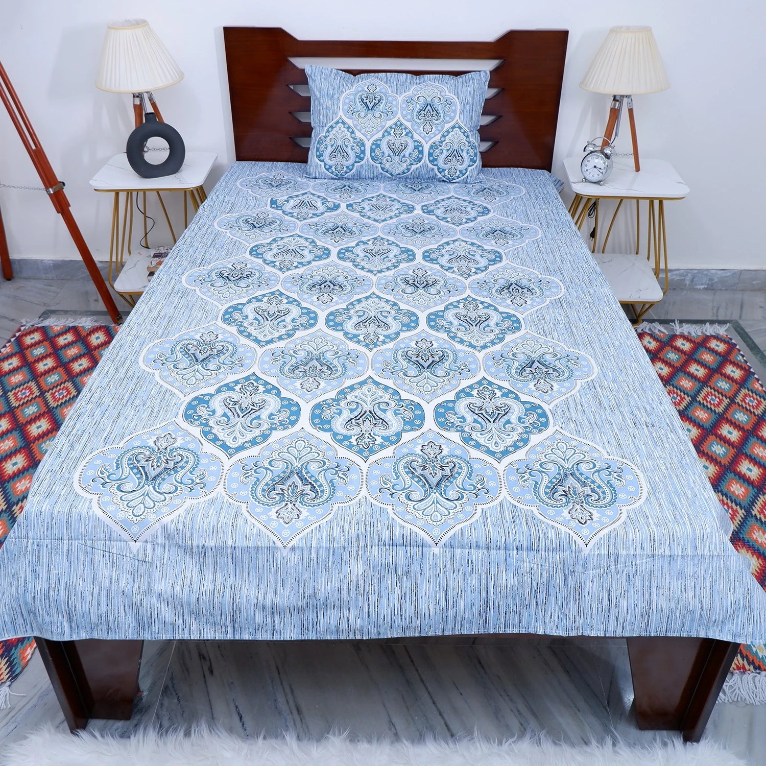 100% Pure Cotton Bed Sheet | Pooja